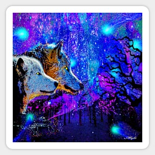 WOLF DREAMS Sticker